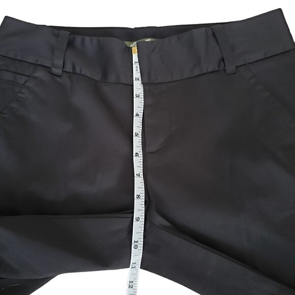 NWT Eddie Bauer Mercer Fit Black Cuffed Capri Career Business Casual Pants - Picture 10 of 10